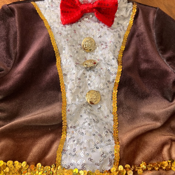 WEISSMAN Run Rudolph Run Dance Ice Skating Costume Size SC Small 6/7 - Picture 4 of 14